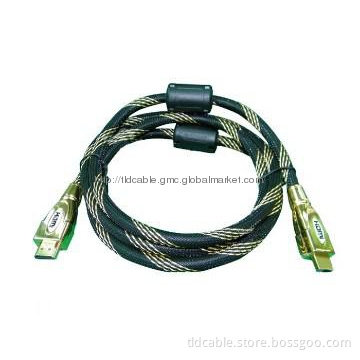 factory sealed HDMI Cable Metal Cable with Nylon net
